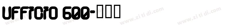 Ufficio 600字体转换
